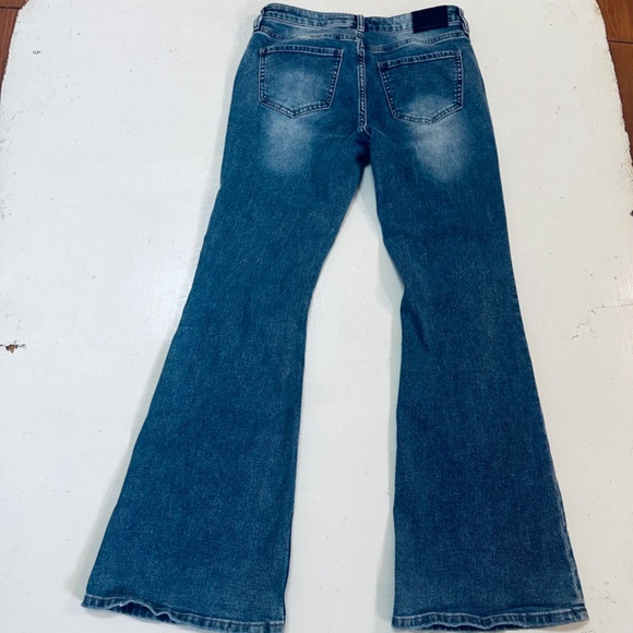 Austin Landing Light Wash Mid Rise Straight Leg Jeans, Size 7/28, Rare - Picture 5 of 9
